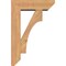Ekena Millwork Westlake Slat Smooth Bracket w/ Offset Brace, Western Red Cedar, 5 1/2"W x 16"D x 24"H BKT0604X16X24WTL06SWR - alternate 2
